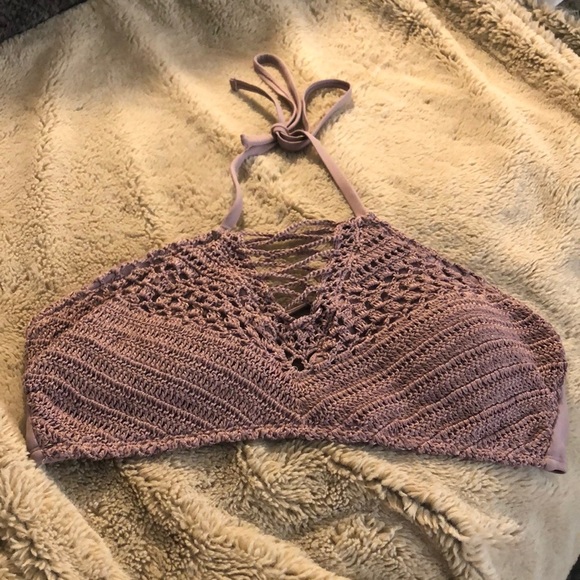 🎉4 for $20 Ika-Kul Crochet Bikini Top, size large - Picture 1 of 5